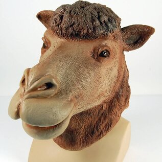 Latex kameel masker voor volwassenen