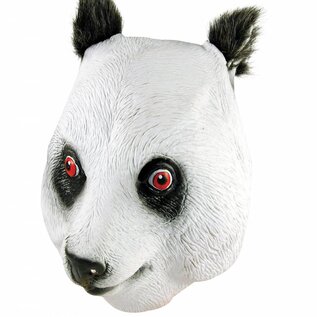 Latex panda beer masker voor volwassenen