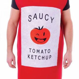 Ketchup fles kostuum voor volwassenen