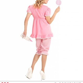 Ondeugend roze dames Big Baby pak
