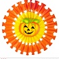 Pk 12 "PUMPKIN PAPER FAN" 48 cm