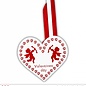Pk 12 "ST. VALENTINE'S DAY PAPER FAN" 61 cm