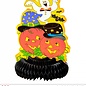 Pk 12 "HALLOWEEN HONEYCOMB CENTERPIECE" 28 cm