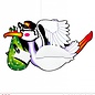 Pk 12 "HONEYCOMB STORK" 44 cm
