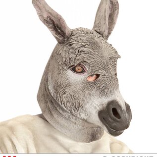 Pk  3 "DONKEY FULL HEAD MASK"