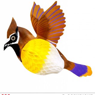 Pk 12 "HONEYCOMB BIRD" 40 cm
