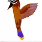 Pk 12 "HONEYCOMB BIRD" 40 cm