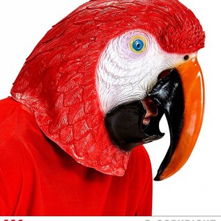 Pk  3 "PARROT FULL HEAD MASK"