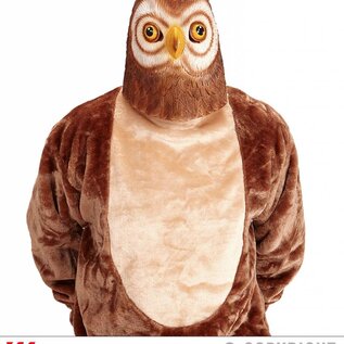 Pk  3 "OWL FULL HEAD MASK"