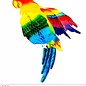 Pk 12 "HONEYCOMB PAROT" 38 cm