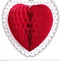 Pk 12 "HONEYCOMB HEART" Ø 25 cm