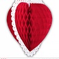 Pk 12 "HONEYCOMB HEART" Ø 25 cm