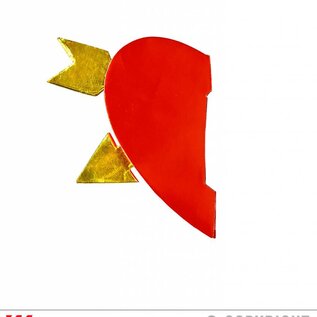 Pk 12 "HONEYCOMB HEART AND ARROW" Ø 13 cm