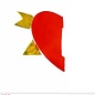 Pk 12 "HONEYCOMB HEART AND ARROW" Ø 13 cm