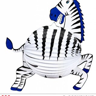 Pk 12 "ZEBRA LAMPION" 42 cm