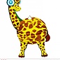 Pk 12 "GIRAFFE LAMPION" 44 cm