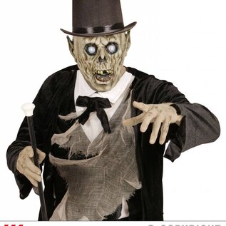 Pk  4 "ZOMBIE GROOM FULL HEAD MASK"