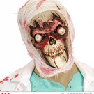 Pk  6 "ZOMBIE SKULL HALF FACE MASK"