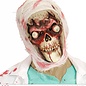 Pk  6 "ZOMBIE SKULL HALF FACE MASK"