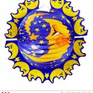 Pk 12 "MOON LAMPION" 33 cm
