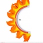Pk 12 "SUN LAMPION" 36 cm