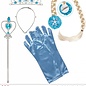 Pk 12 "SNOW PRINCESS SET" (tiara, plait, gloves, magic wand)