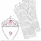 Pk 12 "SNOW PRINCESS SET" (tiara, gloves, ring)