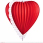 Pk 12 "RED HEART LAMPION" Ø 29 cm