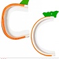 Pk 12 Set of "2 PUMPKIN LAMPIONS" Ø 26 cm