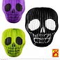 Pk 12 "SKULL LAMPION" Ø 25 cm - 3 colors ass.