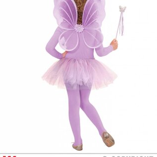 Pk  6 Lilac "MAGIC FAIRY" (tutu, wings, magic wand)
