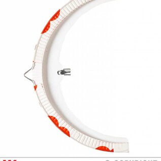Pk 12 "RED HEARTS LAMPION" Ø 25 cm