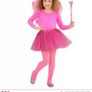 Pk  6 Hot pink "MAGIC FAIRY" (tutu, wings, magic wand)