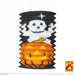 Pk 12 "PUMPKIN & GHOST LANTERN" Ø 16 cm - h 28 cm