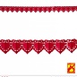 Pk 12 "RED HEART GARLAND" 4 m