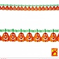 Pk 12 "PUMPKIN GARLAND" 4 m