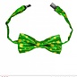 Pk  6 Adjustable satin "ST. PATRICK'S DAY BOW TIE"