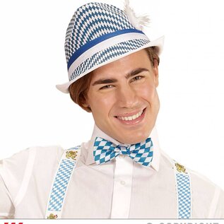 Pk  6 Adjustable satin "BAVARIAN BOW TIE"
