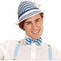 Pk  6 Adjustable satin "BAVARIAN BOW TIE"