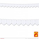 Pk 12 "WHITE HEART GARLAND" 3 m