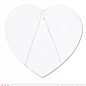 Pk 12 "WHITE HEART GARLAND" 3 m
