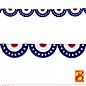 Pk 12 "USA FAN GARLAND" 2,75 m