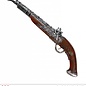 Pk  6 "ANTIQUATED PIRATE PISTOL" 43 cm