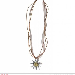 Pk 12 "STRASS EDELWEISS NECKLACE"