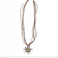 Pk 12 "STRASS EDELWEISS NECKLACE"