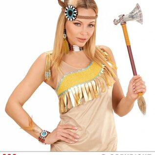 Pk  4 "INDIAN" (headband, earring, necklace, bracelet)