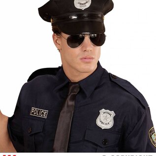Pk  6 "POLICE OFFICER SET" (hat, glasses, badge)