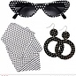 Pk  6 "50s LADY" (glasses, earrings, neck scarf)