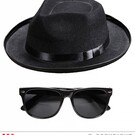 Pk  6 "BLUES MAN" (hat, glasses)