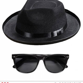 Pk  6 "BLUES MAN" (hat, glasses)
